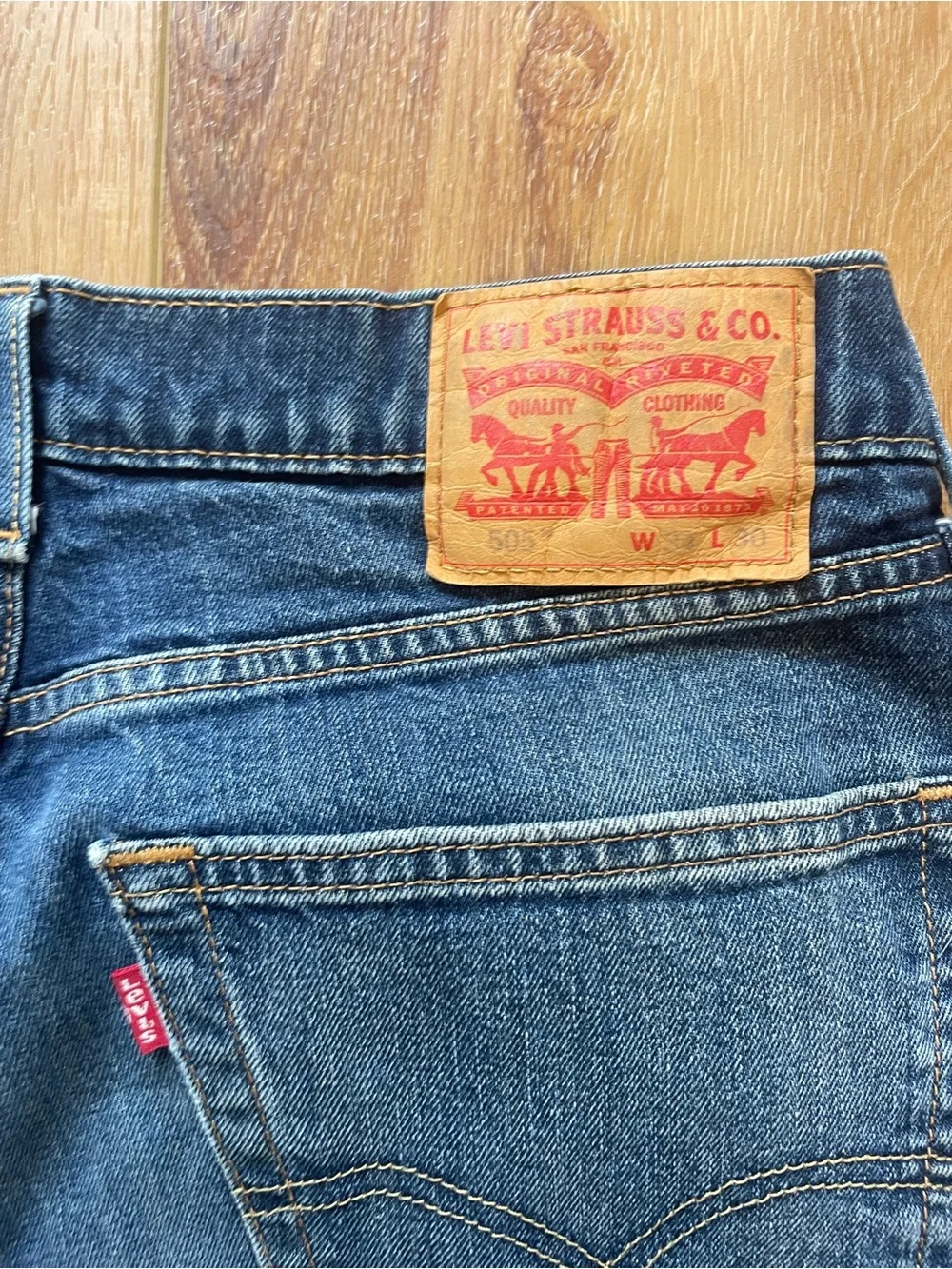 Levi's Dark Blue Straight Leg Jeans
